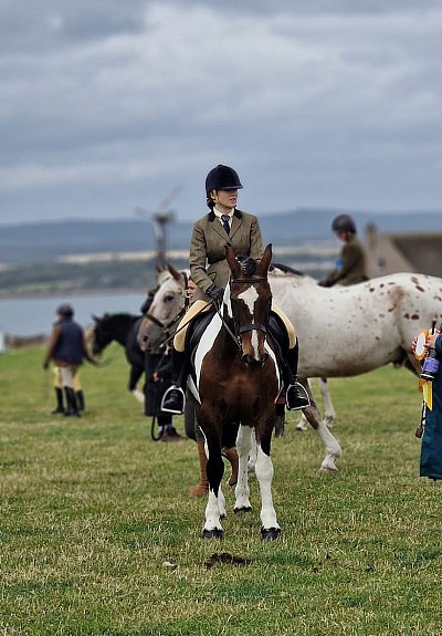 Providing medical cover at the Ross-shire EGS Laminitis fun show at Sheep Park on the Black Isle.