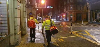 Patrolling Inverness city centre